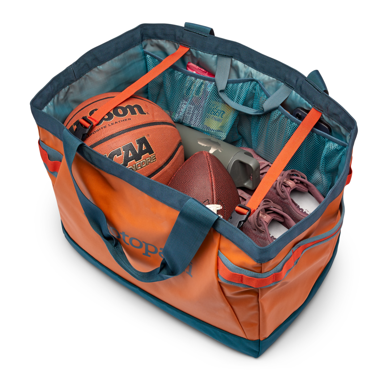 Allpa 60L Gear Hauler Tote, Tamarindo/Abyss